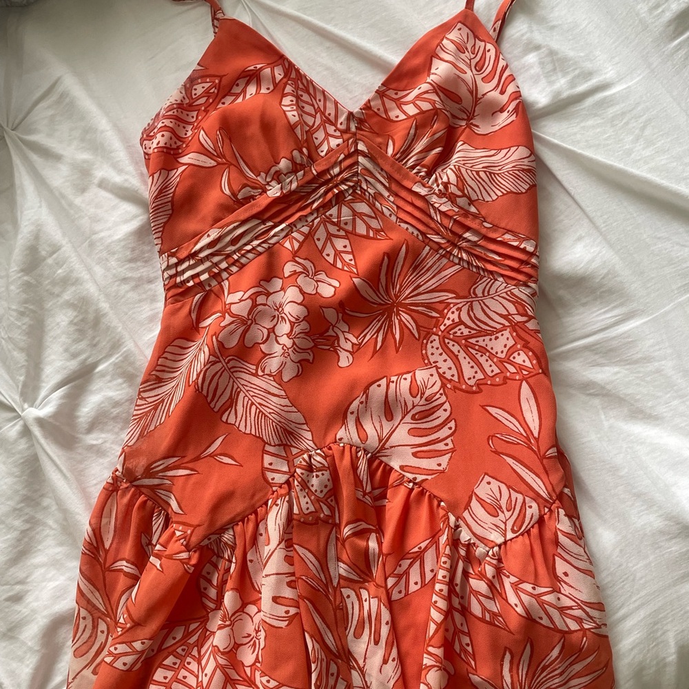 Forever21 Tropical Print Dress